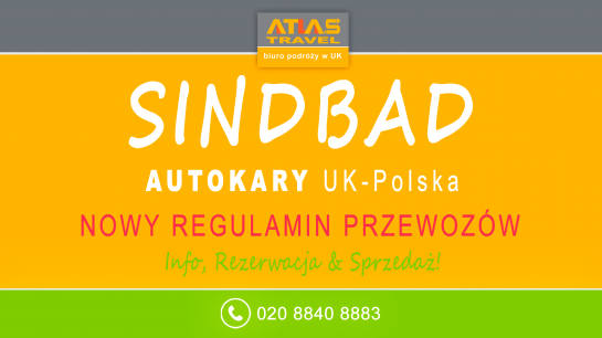 Autokary Polska - UK | Sindbad REGULAMIN Przewozów