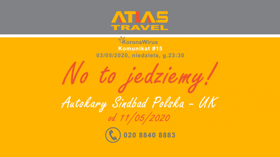 Sindbad Autokary do Polski - Uk od 11/05/2020