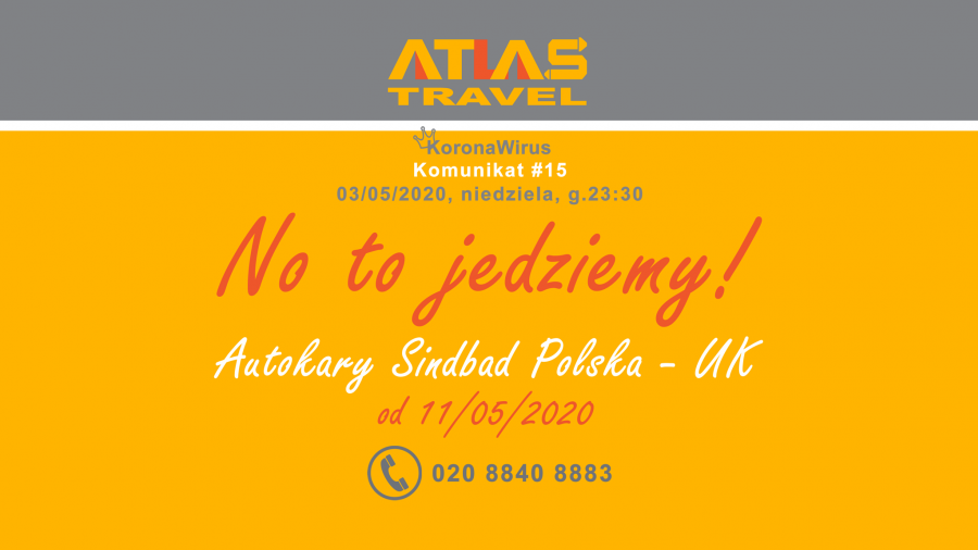 Sindbad Autokary do Polski - Uk od 11/05/2020 Sindbad Autokary do Polski - Uk od 11/05/2020