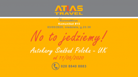Sindbad Autokary do Polski - Uk od 11/05/2020